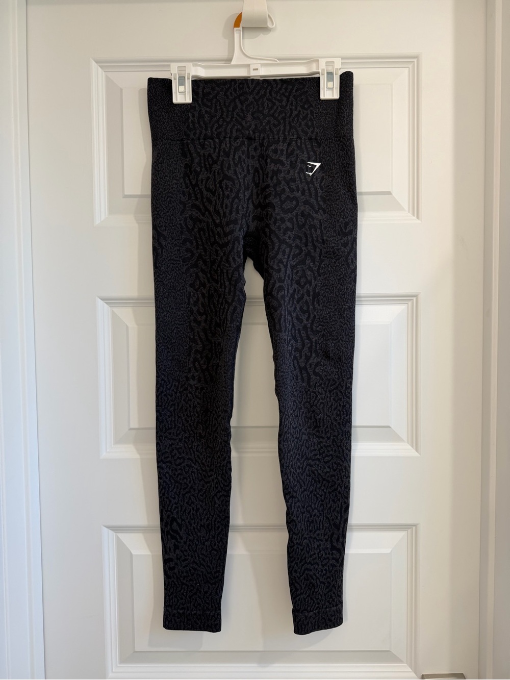 Gymshark Black Leopard Print High-Waist Leggings